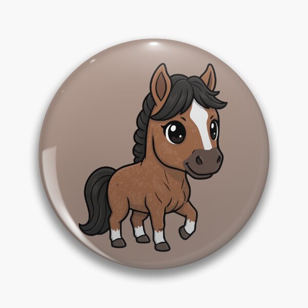 Artikelvorschau, Eine Zeichnung des Aegidienberg-Pferdes im Chibi-Stil entworfen und verkauft von Cheval-de-coeur.