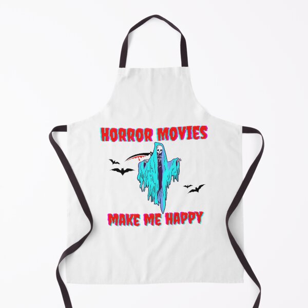 Item preview, Horror Movies Make Me Happy Sticker - Fun Horror Fan Quote Decal designed and sold by Kingkee.