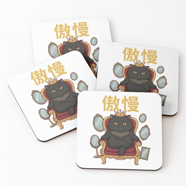 Item preview, HAKU The Prideful King - Arrogant Black Cat King T-Shirt designed and sold by PetalsPaws.