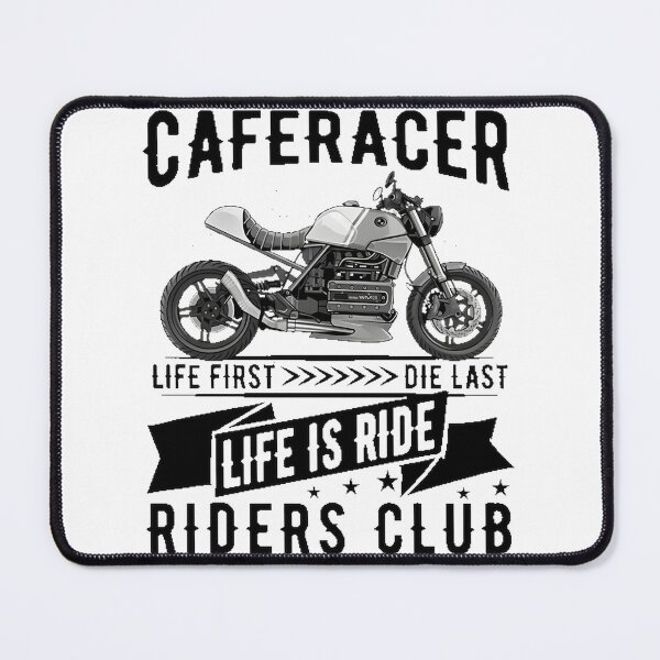 Item preview, The Power of Speed Cafe Racer Bow K Riders Club Vintage Motorcycle Design designed and sold by Zyla Graphic.
