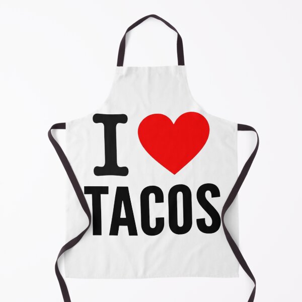 Item preview, I Heart Tacos Red Heart Graphic Typography For Taco Tuesday And Foodie designed and sold by raedattia.