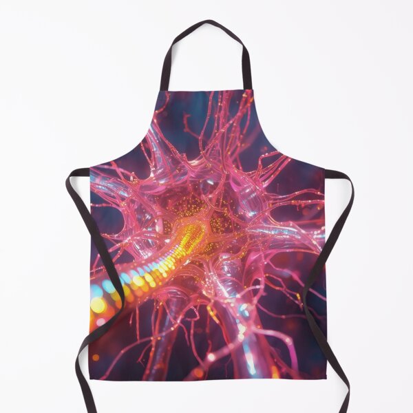 Item preview, Bioluminescent Pink Neural Synapse In Microscopic Cosmos designed and sold by monkeybusiness.pt.