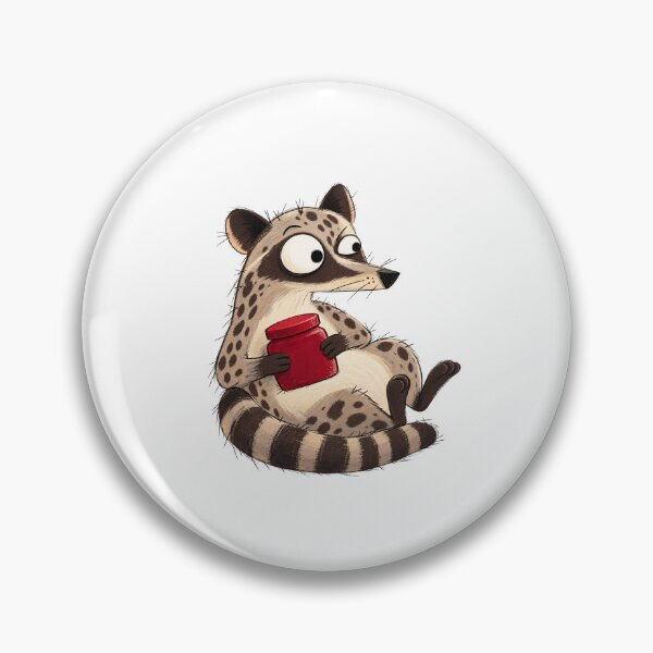 Item preview, Civet Guarding a Little Preserve Jar designed and sold by The-Art-of-D.