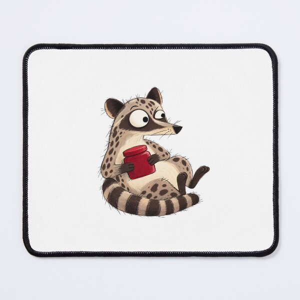 Item preview, Civet Guarding a Little Preserve Jar designed and sold by The-Art-of-D.