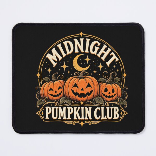 Item preview, Midnight Pumpkin Club Vintage Halloween Pumpkin Badge designed and sold by Sanika arts .
