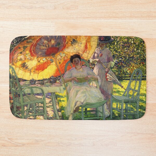 Item preview, Vintage Garden Art Print, The Garden Umbrella, Frederick Carl Frieseke designed and sold by RickE.