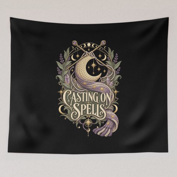 Item preview, Casting On Spells Knitting designed and sold by Text2tee.
