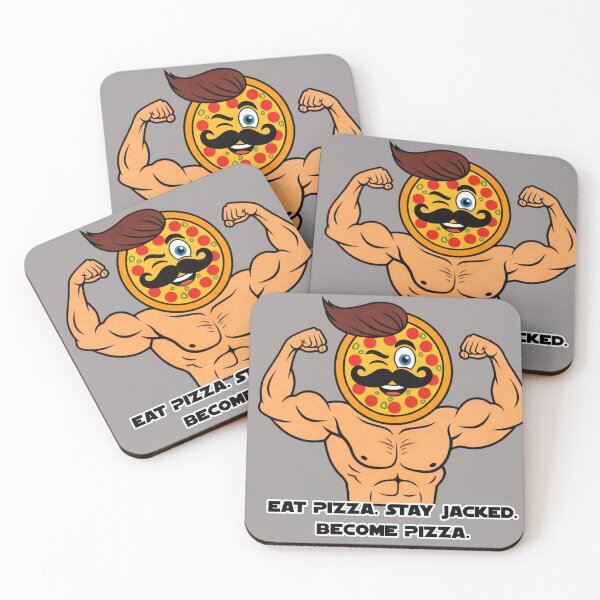 Item preview, EAT PIZZA. STAY JACKED. BECOME PIZZA. designed and sold by PalettePop..