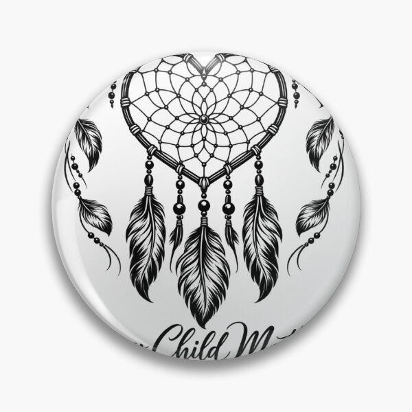 Item preview, Heart Dreamcatcher with Feathers and Stars designed and sold by ROUX-ART.