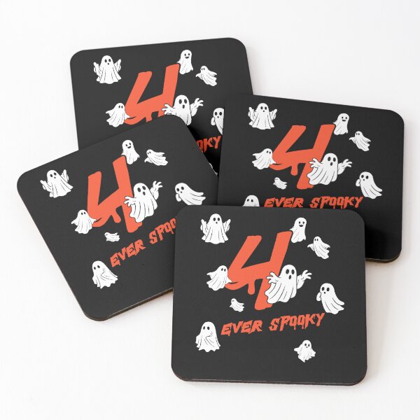 Item preview, Four Ever Spooky Halloween T-Shirt designed and sold by JoyVero.