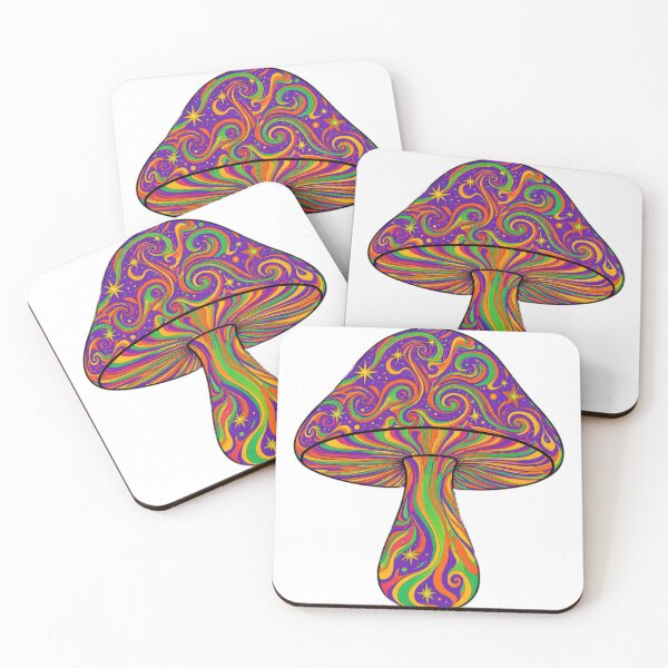 Item preview, Hongo psicodélico - Arte cósmico surrealista retro designed and sold by Drm0o.