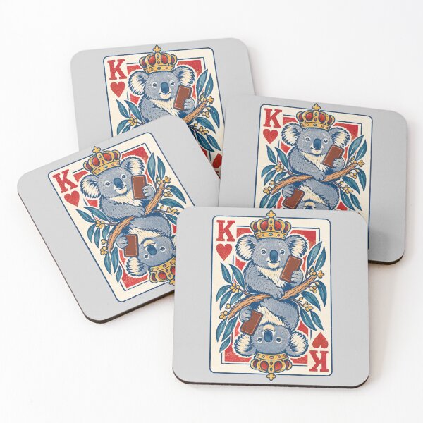 Item preview, Aussie Koala King Queen Vintage Playing Card  Aussie Slag designed and sold by Yellowriversss.