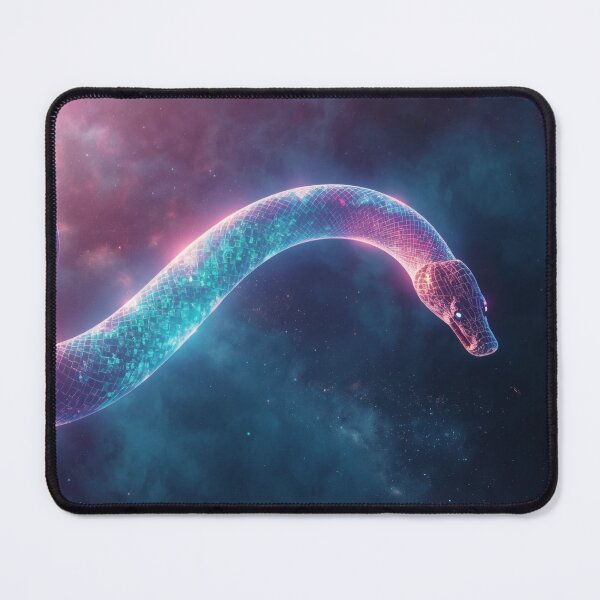 Item preview, Glowing Celestial Serpent In Cosmic Nebula designed and sold by monkeybusiness.pt.