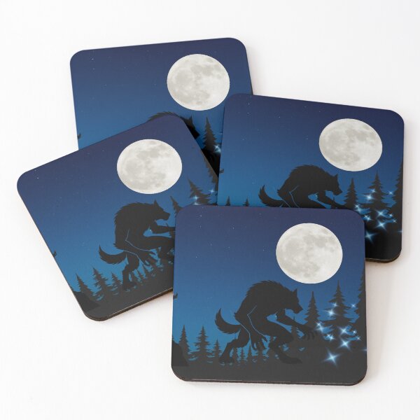 Item preview, When the Wolves Walk at Midnight – Werewolf Moon designed and sold by Redcon-fantasy.
