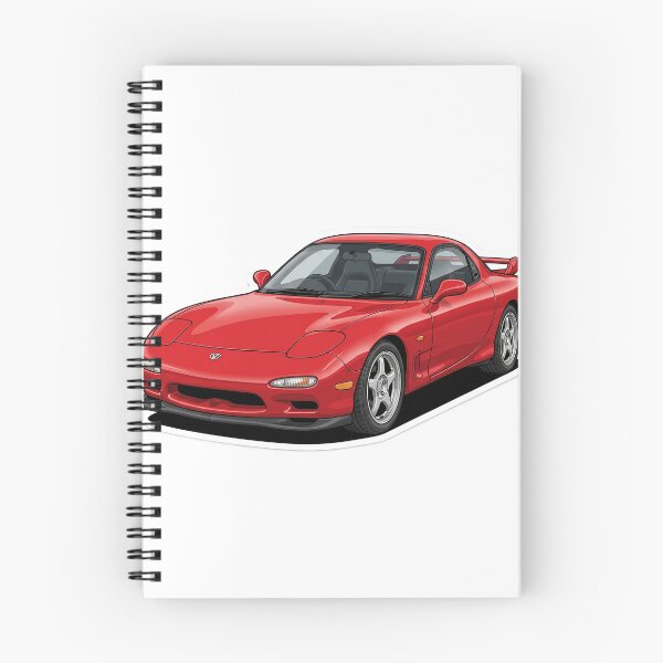 Item preview, Classic Vintage Red Mazda RX-7 FD JDM Sticker designed and sold by Fixnovaguide.
