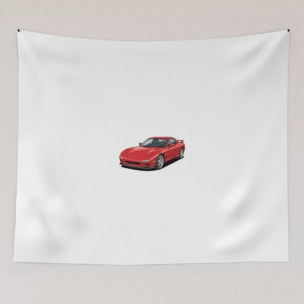 Item preview, Classic Vintage Red Mazda RX-7 FD JDM Sticker designed and sold by Fixnovaguide.