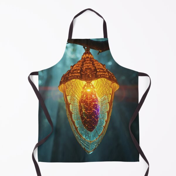 Item preview, Glowing Amber Pod In Dark Alien Forest designed and sold by monkeybusiness.pt.