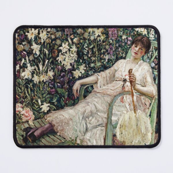 Artikelvorschau, Vintage-Gartenkunstdruck, Der Gartenstuhl, Frederick Carl Frieseke entworfen und verkauft von RickE.