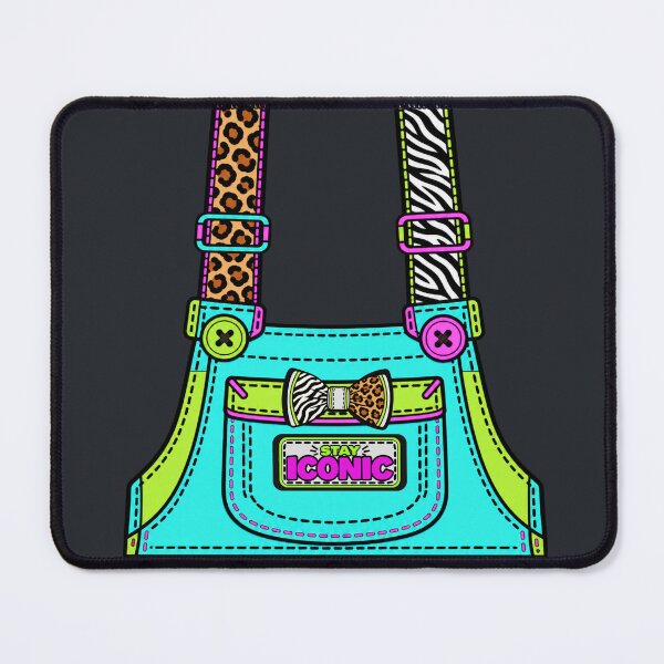 Item preview, Stay Iconic – Neon Leopard & Zebra Dungarees designed and sold by Aimetoi.
