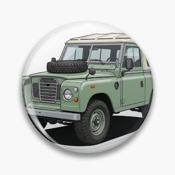 Item preview, Classic Sage Green 1970s Land Rover Series III 4x4 Sticker designed and sold by Fixnovaguide.