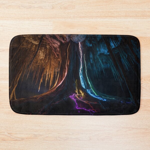 Item preview, Glowing Rainbow Roots In Subterranean Cavern designed and sold by monkeybusiness.pt.