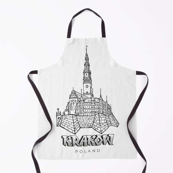 Item preview, Krakow Poland Vintage Architecture Sketch Travel Souvenir designed and sold by ArtsyExplorer.