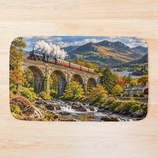 Artikelvorschau, Dampfzug über das Bergviadukt entworfen und verkauft von AJEvans.