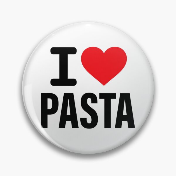 Item preview, I Heart Pasta Red Heart Graphic Typography For Italian Food Lover And Foodie designed and sold by raedattia.