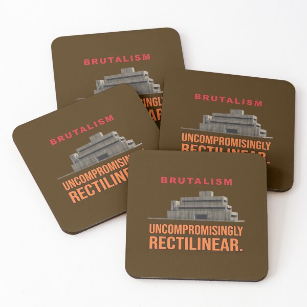 Item preview, Uncompromisingly Rectilinear – Brutalism Geometry Humour designed and sold by TribeGlyph.