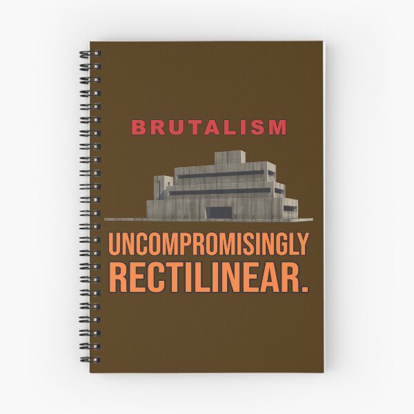 Item preview, Uncompromisingly Rectilinear – Brutalism Geometry Humour designed and sold by TribeGlyph.