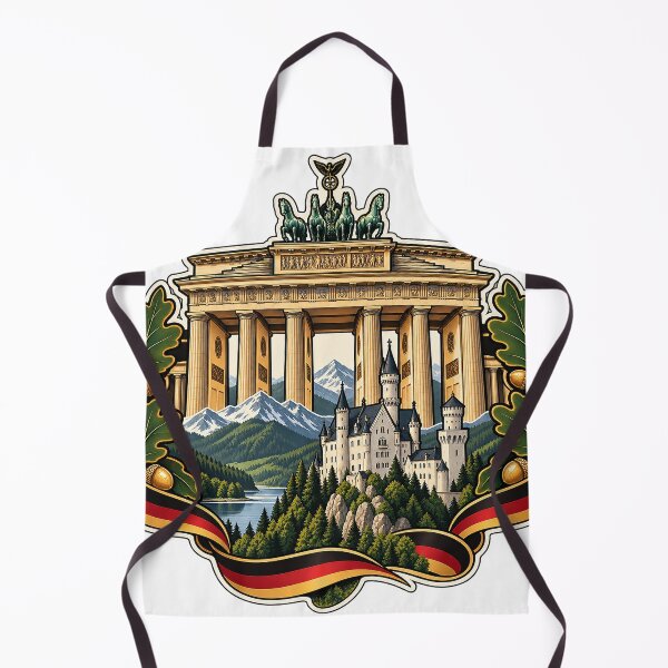 Item preview, Germany Landmarks – Brandenburg Gate & Bavarian Castle designed and sold by Christian Weiss.