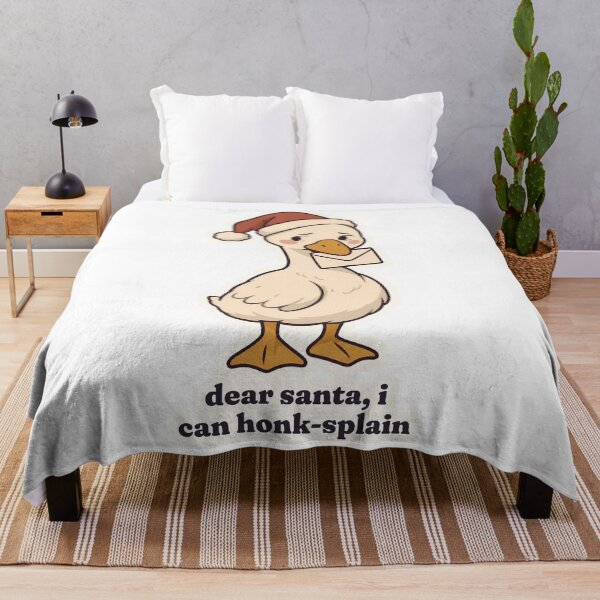 Item preview, Silly Goose Christmas Dear Santa I Can Honk-splain designed and sold by OuqCreations.