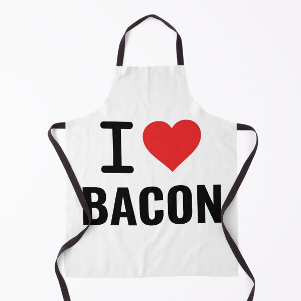 Item preview, I Heart Bacon Red Heart Graphic Typography For Breakfast Lover And Foodie designed and sold by raedattia.