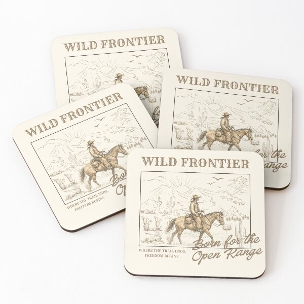 Item preview, Wild Frontier Cowboy Open Range Vintage Western Art designed and sold by KaBaRen.