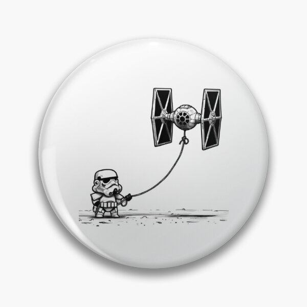 Item preview, Mini Stormtrooper Walking Tie Fighter Balloon designed and sold by Sapphirajorie.