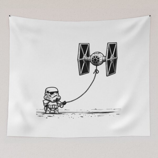 Item preview, Mini Stormtrooper Walking Tie Fighter Balloon designed and sold by Sapphirajorie.