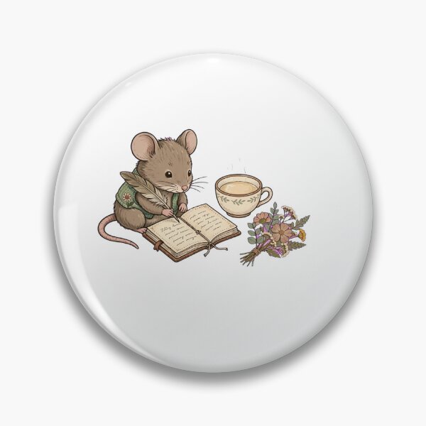 Item preview, A Little Mouse Writing by Candlelight designed and sold by Sweet Blob Co.