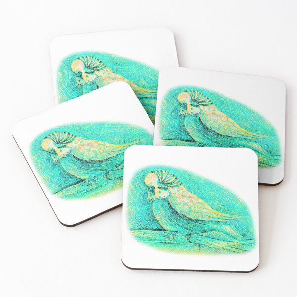 Item preview,  Budgie Line Art Parakeet Sketch Illustration designed and sold by OrPolly.