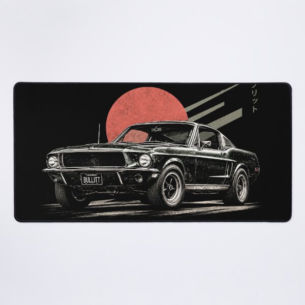 Item preview, Mustang Bullitt 1968 Vintage Classic Muscle Car designed and sold by EdGraphy.