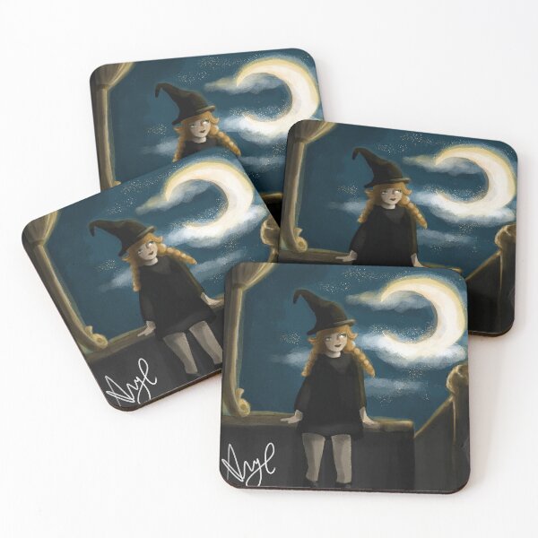Item preview, Little Witch on the Rooftops designed and sold by AngeArtiste.