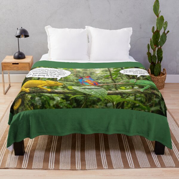 Item preview, Funny Chameleon Butterfly Rivalry designed and sold by AfresStudio.