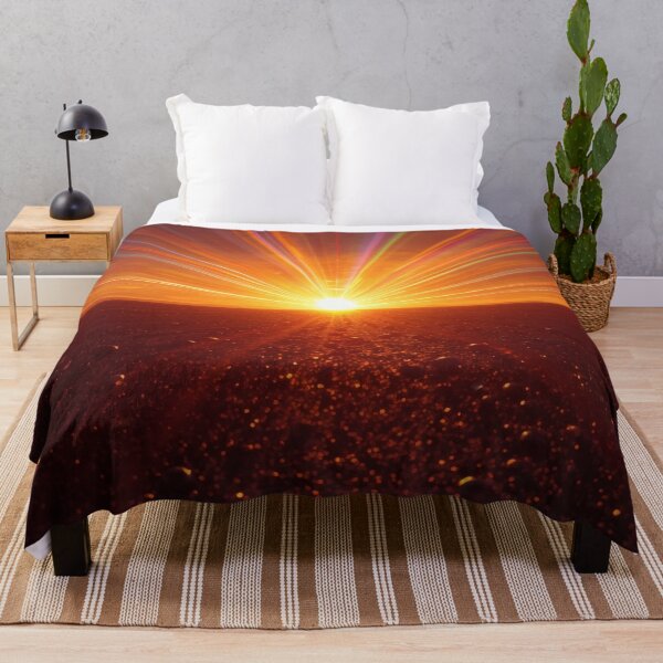 Item preview, Prismatic Sunburst Over Dark Desert Horizon designed and sold by monkeybusiness.pt.
