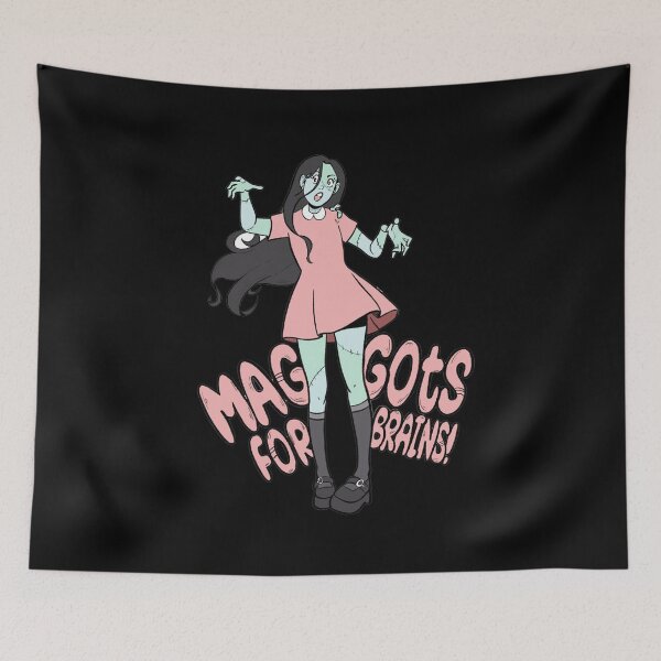 Item preview, Maggots for Brains cartoon Olivia rodrigo designed and sold by Twelvecloth.