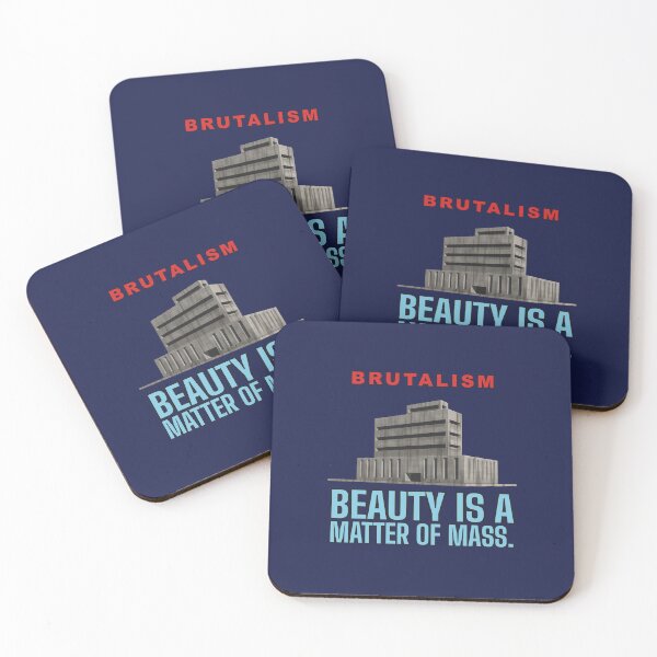 Item preview, Beauty Is a Matter of Mass – Brutalist Architecture Design designed and sold by TribeGlyph.