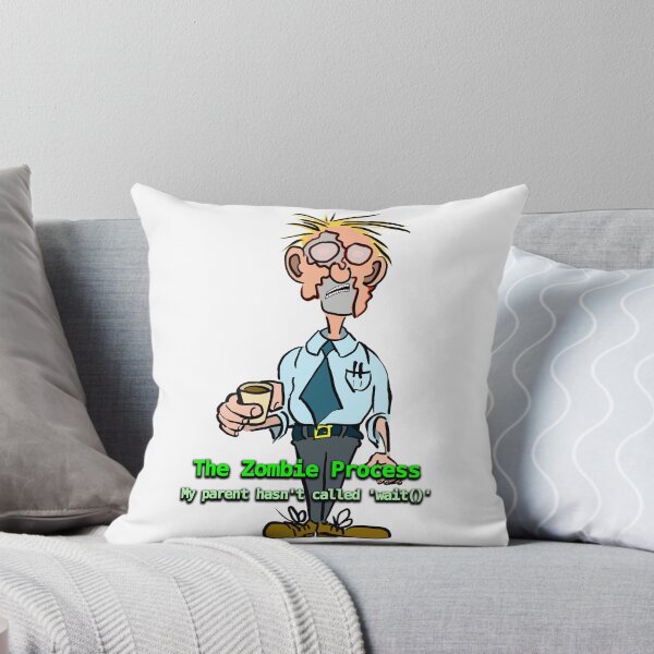 Item preview, The zombie process - My parent process has not called 'wait()' designed and sold by LittleGreyMan2026.