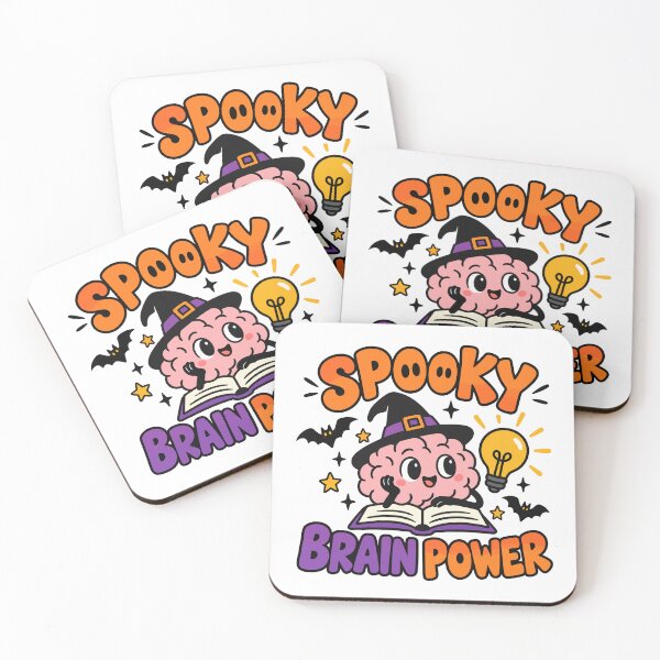 Item preview, Spooky Brain Power Halloween Cleverness designed and sold by CleanDecor.