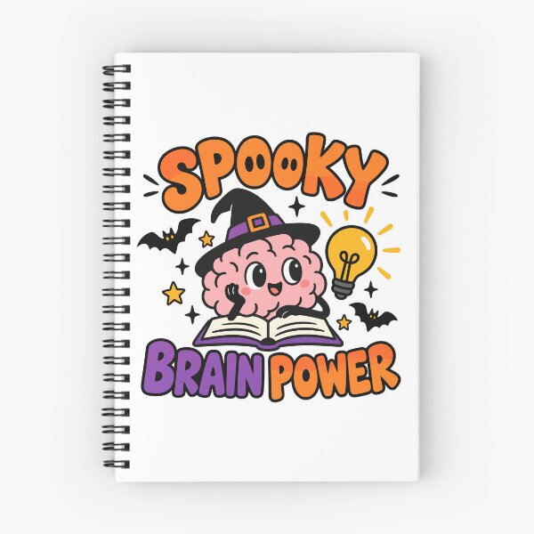 Item preview, Spooky Brain Power Halloween Cleverness designed and sold by CleanDecor.