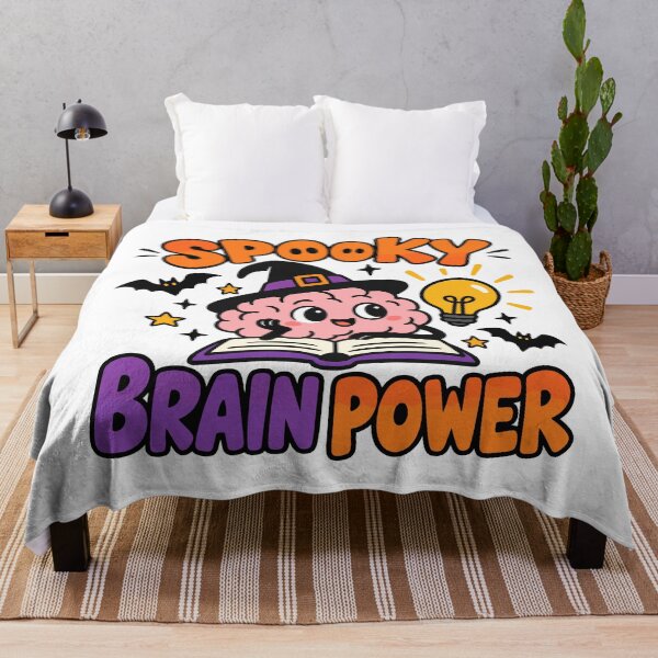 Item preview, Spooky Brain Power Halloween Cleverness designed and sold by CleanDecor.