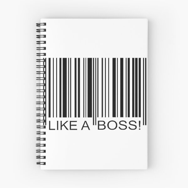 Item preview, Like A Boss Barcode Design for Bold and Confident Style designed and sold by CharleyDraws.