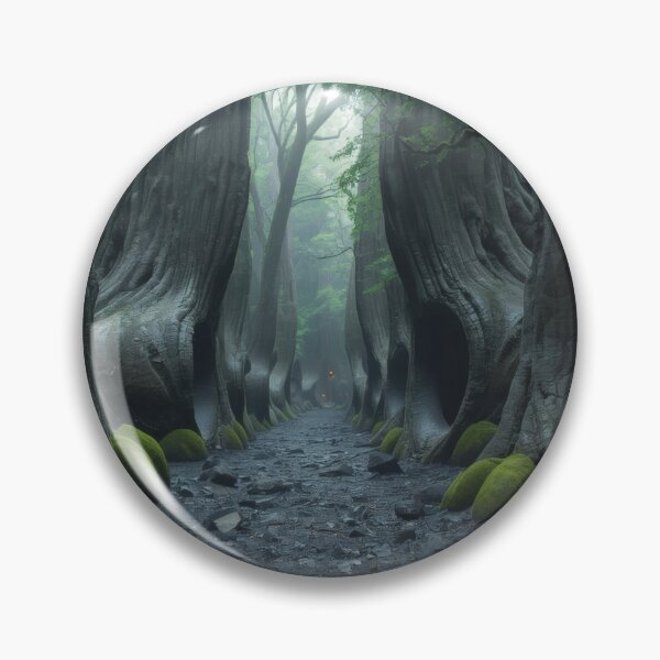 Item preview, Ancient Alien Valley With Glowing Hollow Trees designed and sold by monkeybusiness.pt.